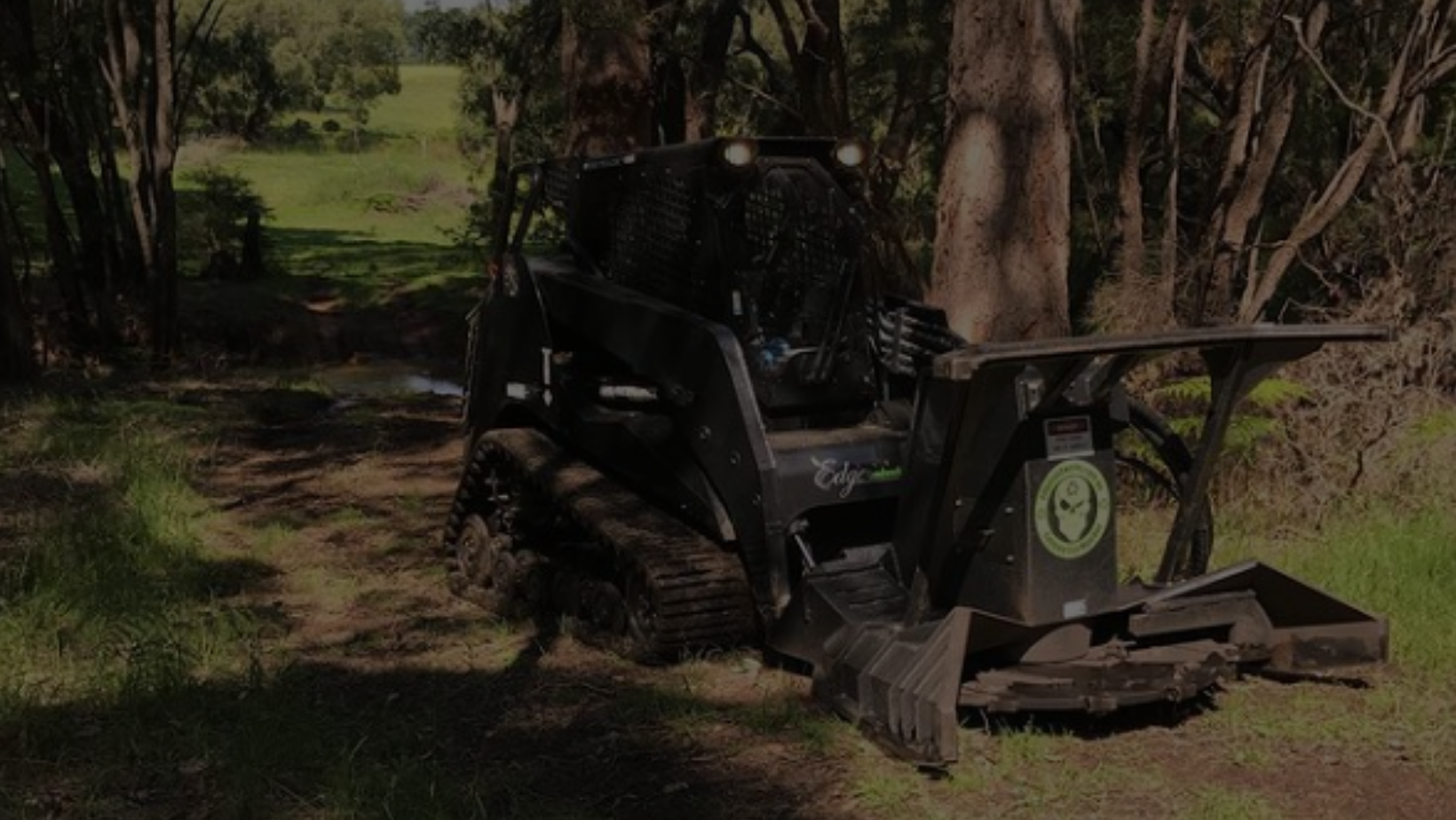 Edge Landworks mulcher in action